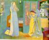 Maurice Denis is op 25 november 1870 in Granville in Normandie geboren en overleed op 13 november 1943. Al tijdens zijn jaren op het Lyc�e Condorcet in Parijs volgde Denis schilderlessen. Op het Lyc�e ontmoette hij ook al �douard Vuillard. Denis besluit in de richting van de kunsten door te gaan en schreef zich, net als Vuillard, in op de Acad�mie Julian.