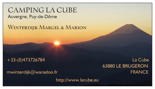 Camping La Cube  Le Brugeron